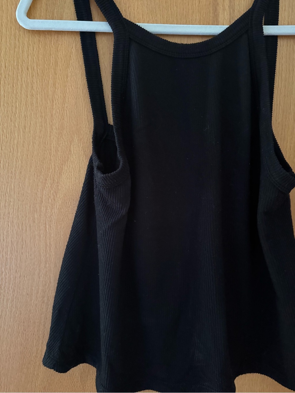 Free People Intimately Black Ribbed Tank Top - Picture 2 of 3